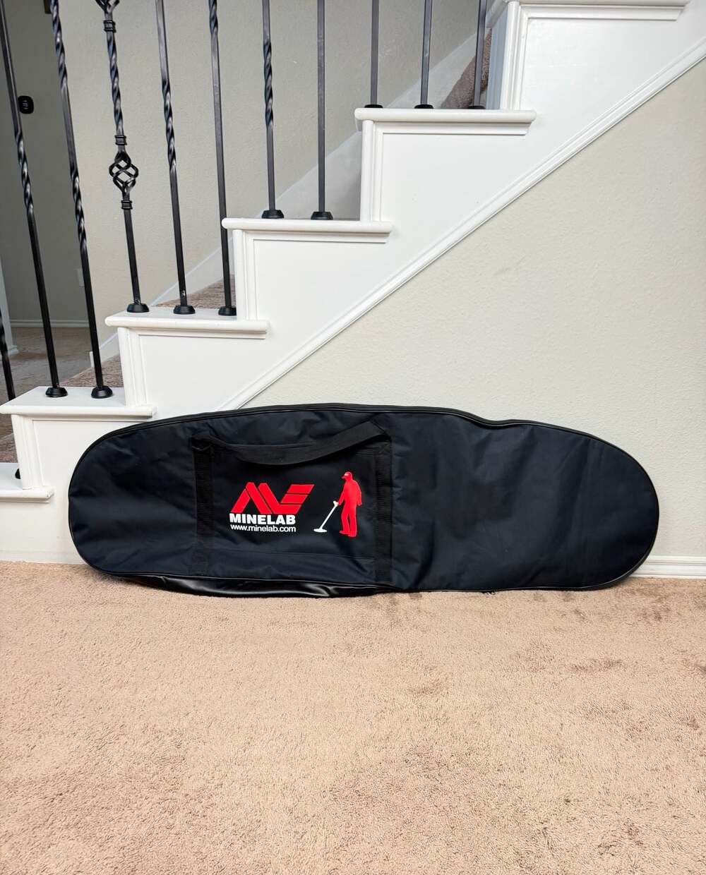 Minelab Metal Detector Padded Carry Bag Black